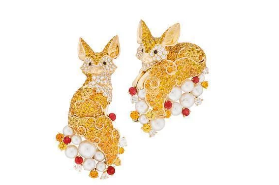 梵克雅宝小鸭子Canards胸针与成对的袋鼠胸针 充满情感的设计很疗愈